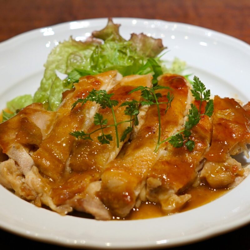 鶏ももアンチョビバター醤油